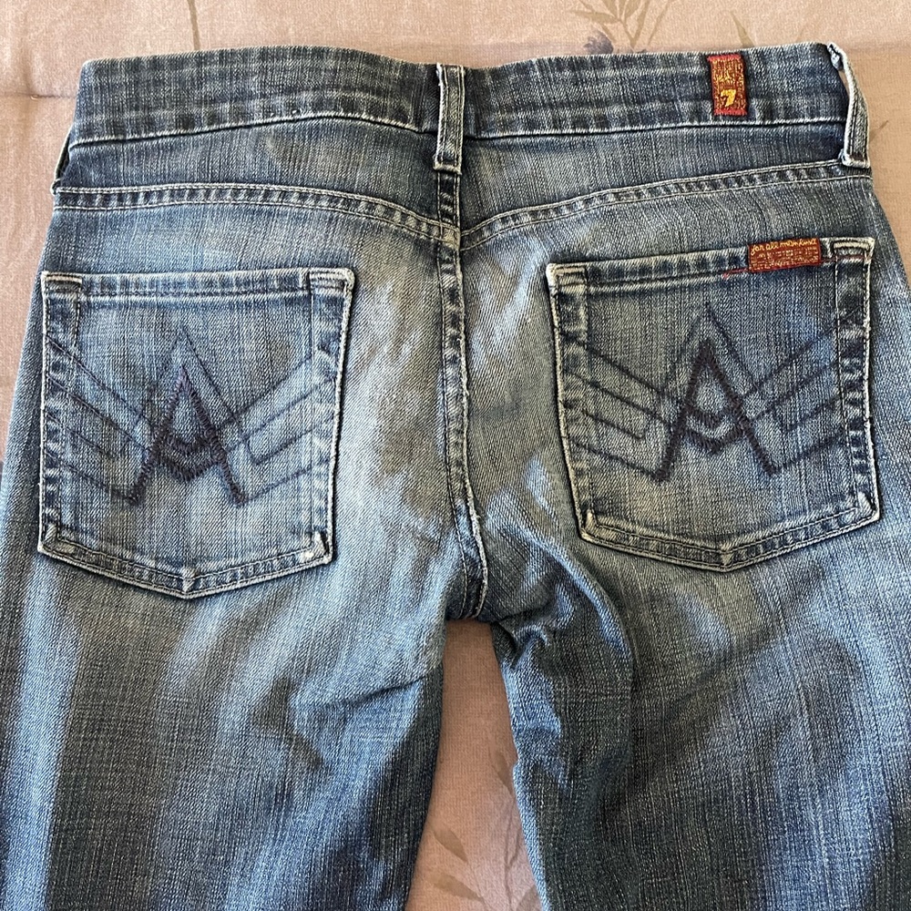 Vintage seven for all mankind jeans. Size 7. 34 inch inseam.